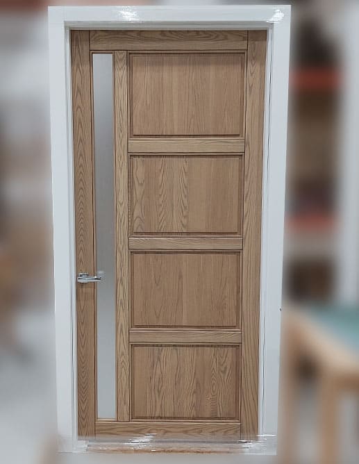 Porte Intérieur Bois Massif Frêne Select & Meilleur et Poignée Colombo BOLD Mortaise Magnetique