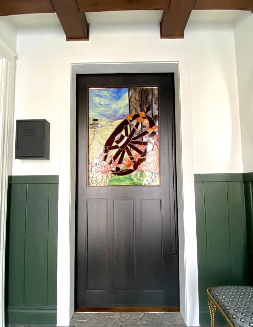Porte Intérieur Peuplier Massif et Poignée à Tirer AHI et Encastré Custom